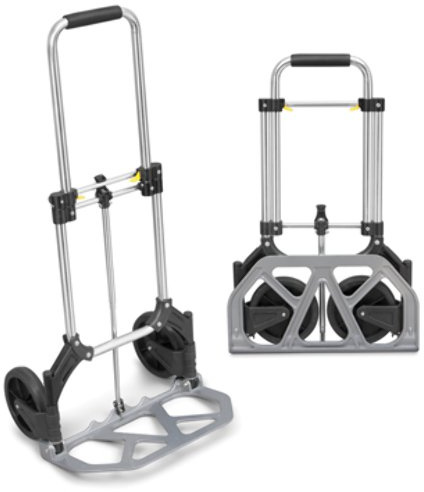 Carrello Pieghevole in Alluminio, con ruote di gomma. Portata massima 45kg