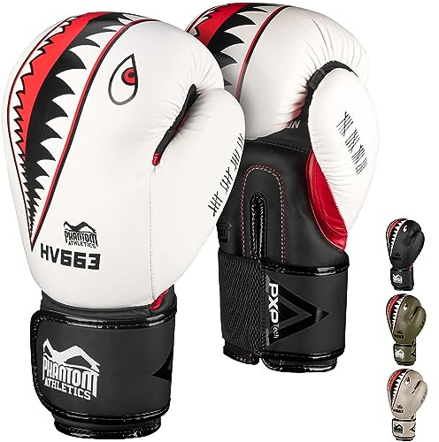 Phantom boxningshandskar Fight Squad | MMA Thai boxning handskar | Män (Fight Squad – vit, 30 ml)