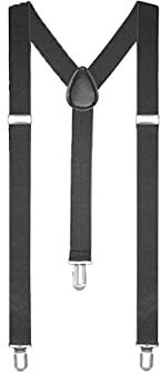 ZoeTekway hosenträger schwarz für Herren, Elastisch und Verstellbar Hosenträger mit 3 Starken Clips, Y Back Hosenträger Herren Extra Stark