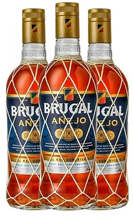 Ron Brugal Brugal Añejo Botella Misil 1 L (Caja de 3 Botella Misil de 1 L)