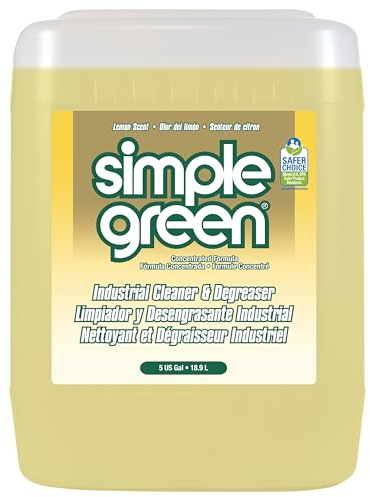 Industrial Cleaner and Degreaser, Lemon Scent, 5 gal Pail