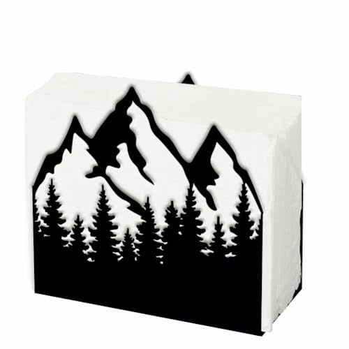 SUPERDANT Porta Tovaglioli Da Tavolo Alberi di Montagna Dispenser Portatovaglioli In Mete Porta Fazzoletti Da Tavolo Porta Tovaglioli In Stoffa Rustica per Ristoranti In Agriturismo
