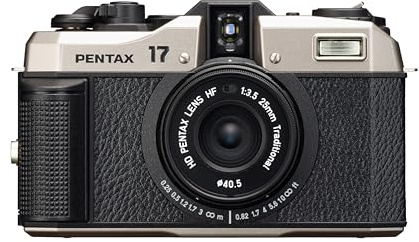 Pentax PENTAX17 18926 Macchina Fotografica Mezza Misura Lente Nuova Sviluppata Inclusa Sistema di Ricarica Facile Per Un Film Facile