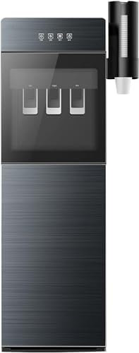 Bottom Loading Hot & Cold Water Dispenser - 5 Gallon With Cup Holder, 3 in 1 for Home, Office, Bar, Dormitory