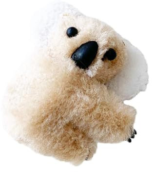 Fermagli for animali di peluche Koala, Fermagli for capelli a forma di koala di peluche, Piccoli artigli for capelli a forma di koala farcito, Mollette for peli di piccoli animali, Morsetti for animal