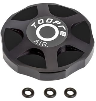 HOUSON housse de valve pour fourche de suspension de vélo, couvercle de chambre à air pour fourche de vélo pièces de rechange pour VTT noir