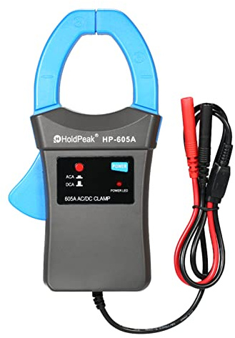 CHOYUE Current Clamp Adapter 600A DC/AC Current Clamp Adapter Clamp-On Adapter Meter with Test Probes