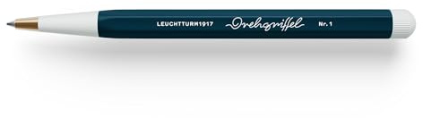 LEUCHTTURM1917 372218 Drehgriffel Nr. 1, Gelpen with black ink, Deep Sea