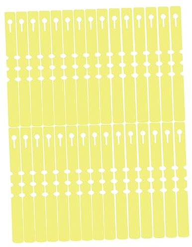 BESPORTBLE 200st Gartenkarte Eingefügt Gartenmarkierungen Pflanzen Wasserdichte Etiketten Blumentöpfe Für Den Außenbereich Etiketten Für Baumschulen Blumentopf Für Den Außenbereich Yellow
