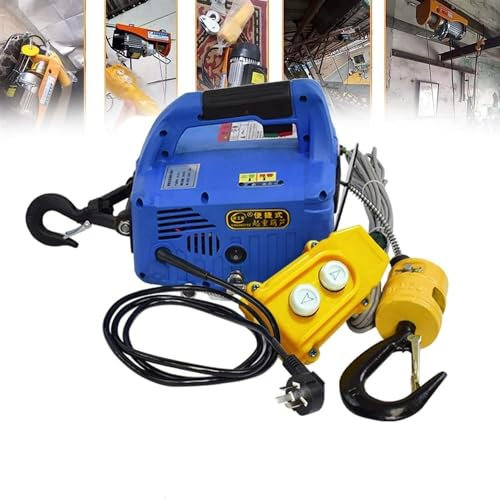 BDKSEXBF Elektrischer Hebekran 200 kg 300 kg 500 kg Elektrische Winde 3-in-1-Steuerungsmethoden, elektrisches Hebewinden-Fernbedienungssystem, Hochleistungsmotor
