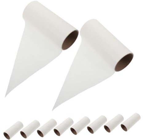 Beavorty 10pcs Extra Sticky Lint Roller Refills for Pet Hair Removal Portable Travel Cleaning Roller for Clothes Laundry Floor and Bed Convenient Pet Hair Remover Replacement