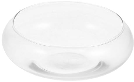 YARNOW Vase Verre pour Aquarium Récipient pour Plantes Aquatiques Et Poissons Pot Hydroponique Chic Et Spacieux Décoration Intérieure Élégante pour Maison Bureau