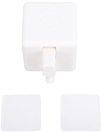 Smart Button Pusher drahtloser Bluetooth Touch Control Timer Voice Control für Heimattriances Kunststoff Weiß