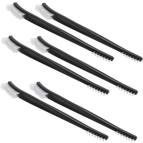 BESTYASH 6pcs Double-ended Cleaning Brushes: Ergonomic Handles Brushes For Kitchen Bathroom And Industrial Use - Reusable for Pipe Cleaning
