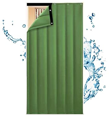 Heavy Acoustic Insulated Door Curtain Privacy Barrier Panel Windproof Tapestry Soundproof Curtain Size 70x200cm Color C - Ideal for Sound Reduction & Privacy