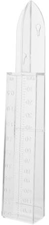 Abaodam Pluviomètre Extérieur Plastique Tube de Mesure des Précipitations pour Usage Domestique et Jardin