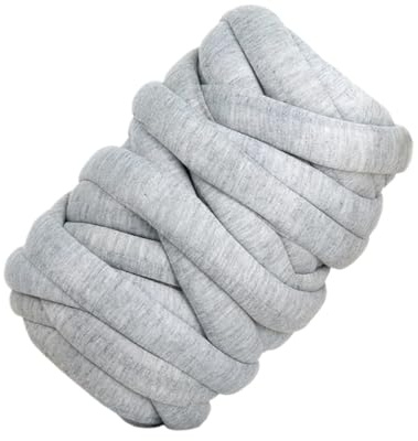 Roving Garn zum Handstricken Häkeln, 1 kg ultradickes Baumwollgarn for Selbermachen, handgewebt, weich, kollisionssicher, for Kinder, Kissen, Haustiernest, glattes Haar(Mahai)