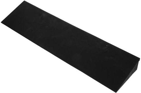 OATIPHO Gummierte Schwellenrampe 50X12X4cm rutschfeste Rampenmatte für Kehrroboter und Hauszugang Langlebige Gummirampe für Innenbereich und Türschwellen