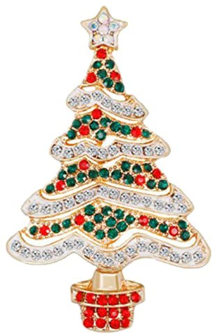 Generisch Stiefmütterchen Brosche Kleidung Urlaub Brosche Dekoration Weihnachtsbrosche Haarbrosche Für (A, 5.4x3.2cm)