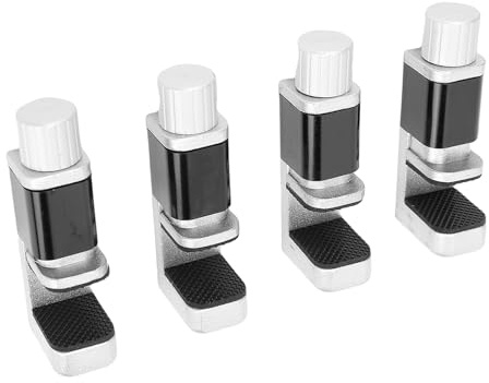 RASTKY Pince de Fixation D'écran 4 Pièces, Fixation Réglable Robuste pour Téléphones Portables, Tablettes, écran LCD, Coussinets de Protection pour la Réparation et le Remplacement