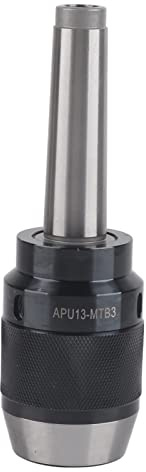 Gearwell Drill Chuck Arbor, MT3-MTB3 Morse Taper Adapter Shank for Keyless Chuck Drill Press Lathe Tailstock Milling Machine Tooling