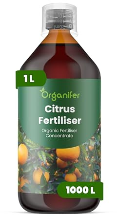 Engrais liquide organique 1L pour agrumes – feuilles et fruits luxuriants – Organifer
