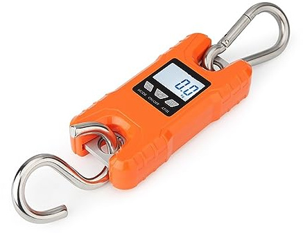 Escala colgante Báscula de grúa 500kg/100g, báscula colgante Industrial alta resistencia 0,2 kg-500kg, electrónica Digital LCD con gancho acero inoxidable