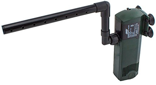 JAD FP-28E Aquarium Filter/Innenfilter mit integrierter Pumpe, inkl. Sprührohr - Becken 200-250L nur 11,5W bei 950l/h