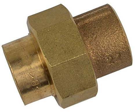 Verschraubung 15mm konisch dichtend Lötfitting Rotguss
