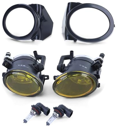 Klarglas Nebelscheinwerfer Set Gelb passt für BMW E46 E39 mit M-Paket M3 M5