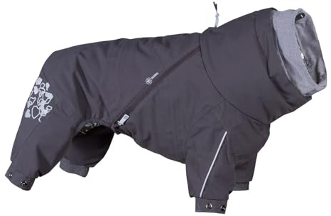 Hurtta Extreme Overall Winterjacke für Hund (BlackBerry, 50M)