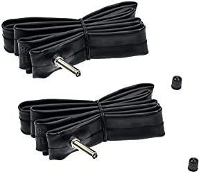 Continental 2 Stück 28 Zoll Tour All Fahrradschlauch 32/47-609/642 Autoventil 40mm Schwarz