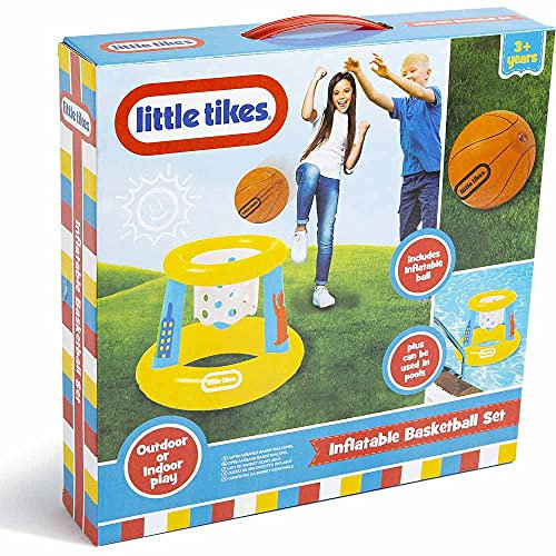 little tikes Inflatable Basketball Set Outdoor Pool and Indoor Game