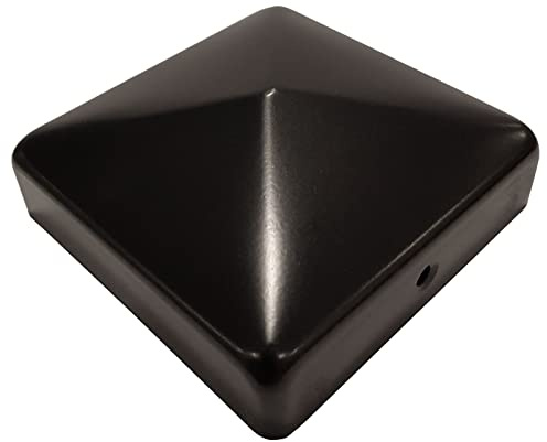 8 x Pfostenkappe Pyramide schwarz für 80er Pfosten Pyramidenform Abdeckkappe Pfostenabdeckung von SO-TOOLs®