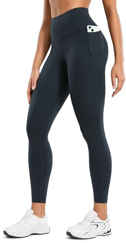 CRZ YOGA Butterluxe Leggings mit Taschen 64/71 cm | Extrem Weich, Leichte Kompression, Workout, Hohe Taille, Für Damen