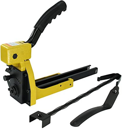 KIMSING HB3518 Grapadora manual de cierre de cartón, Corona de 34.7mm, Grapas de cartón de longitud de 18 mm, Pistola de grapas de cartón corrugado