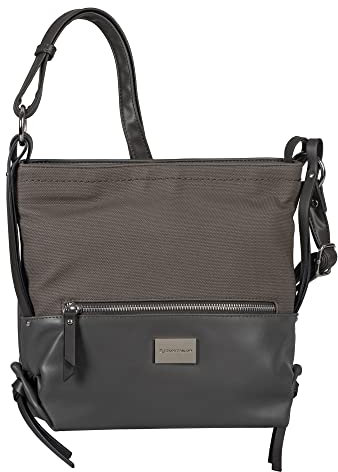 TOM TAILOR, ELIN SUMMER, Damen, Umhängetasche, M, Charcoal