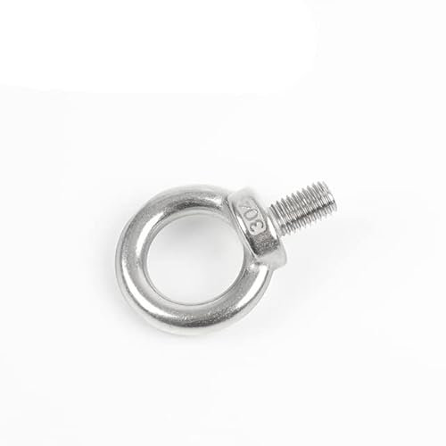 1/2/5 Stück Ringmuttern/Schraubring Ösenschraube Ringhakenschraube M3 M4 M5 M6 M8 M10 M12 M14 M16 304 Edelstahl-M10 5 Stück, Ringschraube