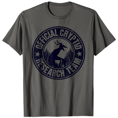 Official Cryptid Research Team Wendigo Retro Cryptozoology T-Shirt