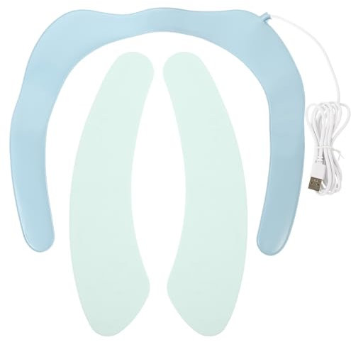 Cabilock Beheizter Toilettensitz Beheizbarer Toilettensitzbezug Wc-sitzwärmer Warme Toilettensitzabdeckung Gepolsterte Toilettensitzabdeckung Schnelles Aufheizen, Wasserdicht, Weiches Flanell, USB