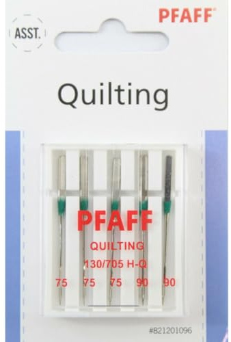 PFAFF 5 Nähmaschinennadeln Quiltnadeln 130/705H Stärke 75-90 Quilting