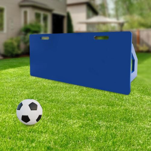 Caskunbsy Fotbolls-rebounder-bräda vikbar bärbar fotboll rebound-vägg rebound-bräda, fotbollsträningsutrustning för kontroll, pass och skottövningar