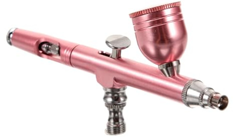 Operitacx Manual Cake Airbrush Multi-Functional Aluminum and Copper Tool for Cake Decoration with Air Pump and Furniture Repair for Colour Painting