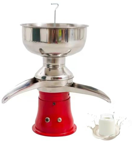 Separador eléctrico de Nata y Mantequilla, Separador automático de Nata y Mantequilla de 50 l/h, Separador de Nata y Leche de Acero Inoxidable, máquina eléctrica para desnatar Mantequilla