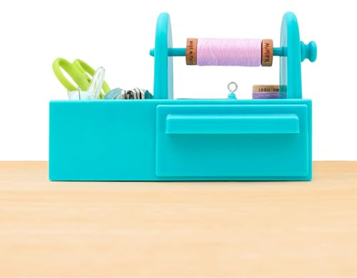 Karen Kay Buckley® Perfect Sewing Caddy, Portable, Organize Sewing Notions, Quilting Supplies, Patchwork, Needlework, Crossstitch, EPP, Appliqué, Needles, Thread, Scissors, Pins, Seam Ripper, Bobbins