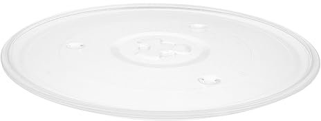 TOPPERFUN Plato Giratorio De Vidrio Para Microondas Repuesto De Placa Redonda Bandeja Para Cocinar Horno