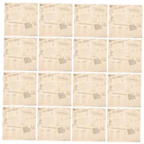 OUNONA 100hojas Papel Para Envolver Alimentos Resistente Grasa Para Hornear y Sándwiches