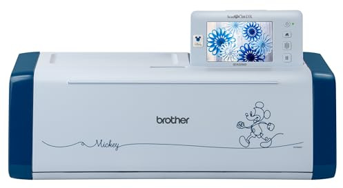 Brother ScanNCut DX SDX2250D, Disney-Schneide- und Plottermaschine, Scanner 600 DPI, 1485 integrierte Motive, WLAN-Konnektivität