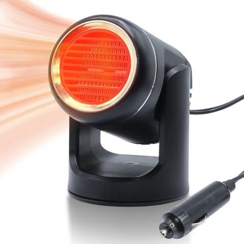 BEVECK Car Heater, Portable 12v 150 W Car Heater And Defroster, Car Heater That Plugs Into Cigarette Lighter