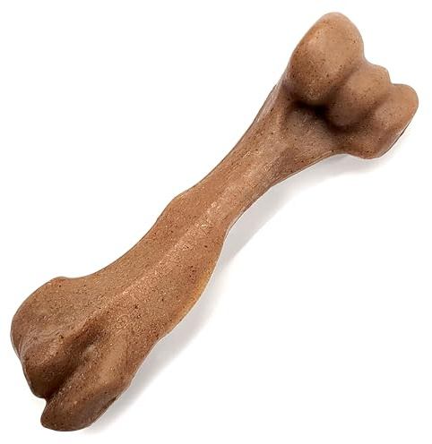 Nylabone Strong Chew Femur Bone Dog Toy, Dog Bone for Aggressive Chewers | Dog bones for large dogs and strong chewers, long-lasting chew toy made with real bison & venison